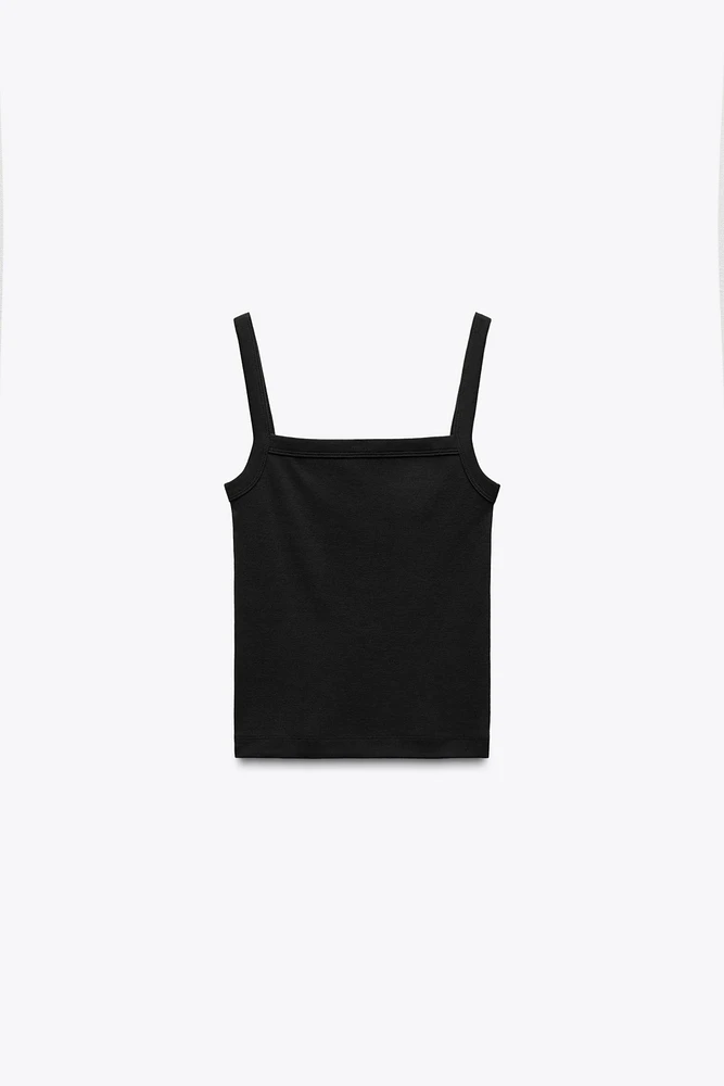 SQUARE NECK SHIRT