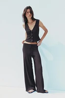 PANTALON DROIT STRUCTURÉ