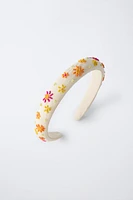 SERRE-TÊTE FLEURS FANTAISIE