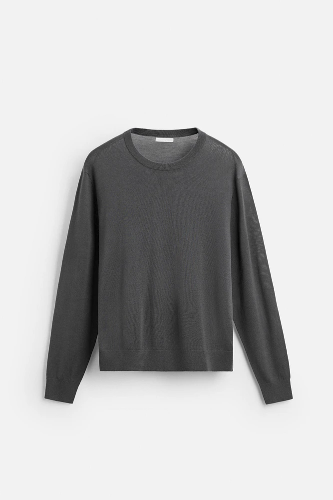 PULL EN LAINE MERCERISÉE