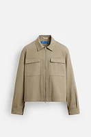 SURCHEMISE REGULAR FIT ZIP