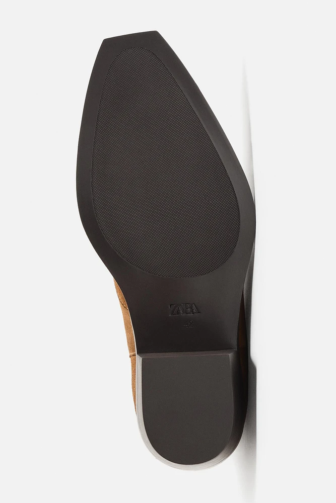 BOTTES COW-BOY EN CUIR