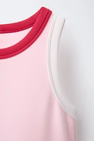 ROBE CONTRASTE AVEC MODAL