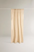 MEDIUM OPACITY FADED LINEN CURTAIN