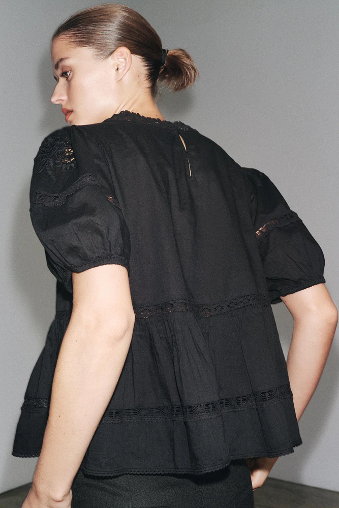 BLOUSE ROMANTIQUE BRODÉE ZW COLLECTION