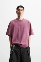 WASHED EMBROIDERED T-SHIRT