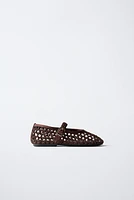 OPENWORK BALLET FLATS