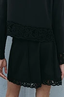 ZW COLLECTION CROCHET SHORTS