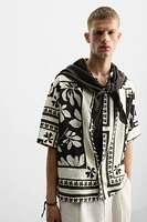 COMBINATION PRINT SHIRT