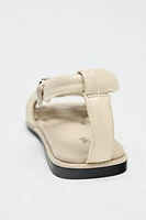 KNOTTED LEATHER SANDALS