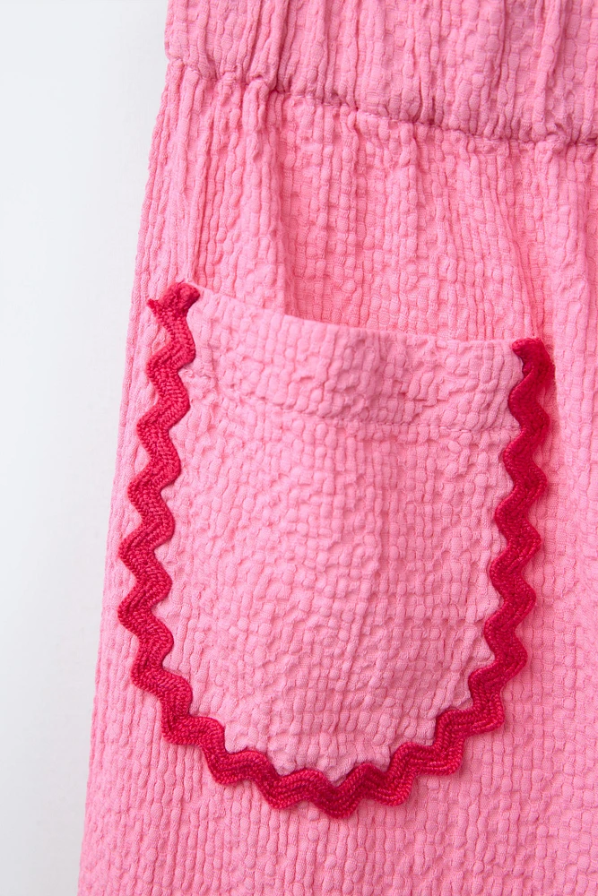 PANTALON TEXTURÉ ONDULINE
