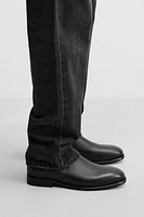 LEATHER CHELSEA BOOTS