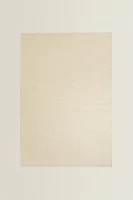 WAVY DETAIL WOOL AREA RUG