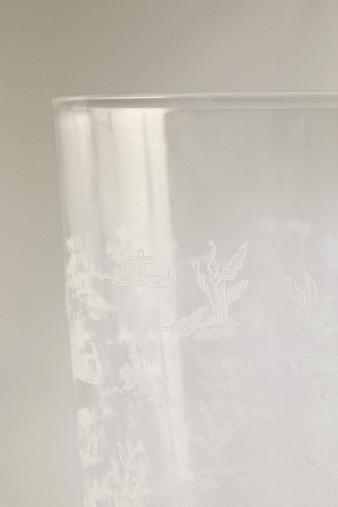 VERRE VERRE RECYCLABLE MOTIF