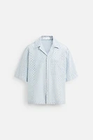 CHEMISE BRODÉE AJOURÉE
