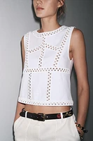 TOP INTERLOCK CROCHET