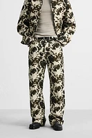 PANTALON RELAXED FIT À IMPRIMÉ ANIMAL