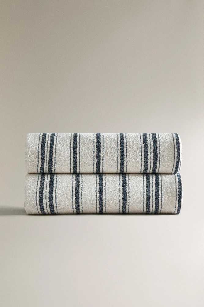 PLAID COTON RAYURES