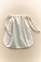 SAC RANGE-VÊTEMENTS ENFANT FLEUR