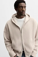 STRUCTURED KNIT TEXTURED JACKET