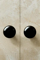 SHINY CERAMIC DOOR KNOB (PACK OF 2)