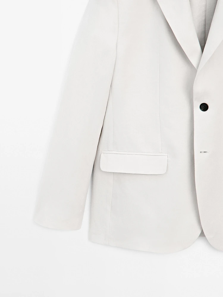 Veste de costume 100 % lin