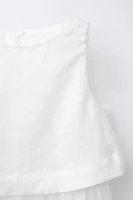 ROBE DOUBLE ÉPAISSEUR EN LIN