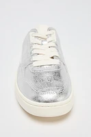 METALLIC EFFECT SLINGBACK SNEAKERS