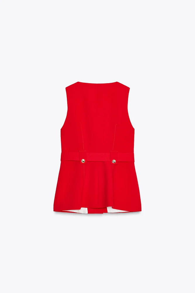 GILET LONG CEINTURE