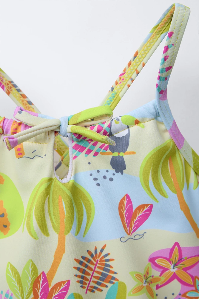 2-6 ANS/ MAILLOT DE BAIN IMPRIMÉ
