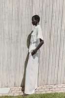 CHEMISE SAFARI LACET AVEC RAMIE