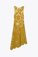 ASYMMETRIC CROCHET DRESS