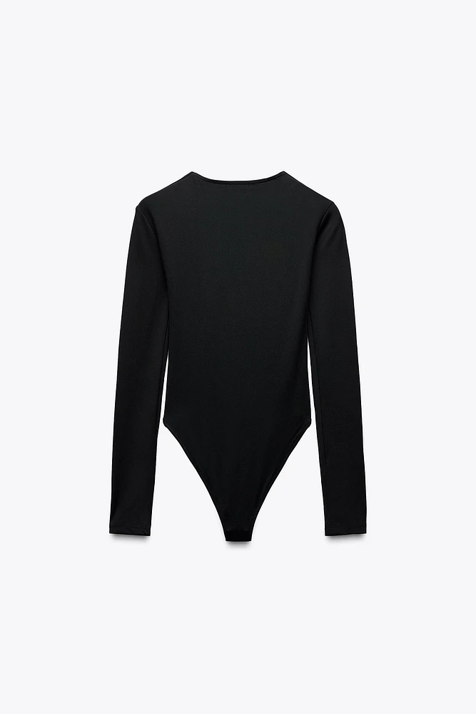 LONG SLEEVE POLYAMIDE BODYSUIT