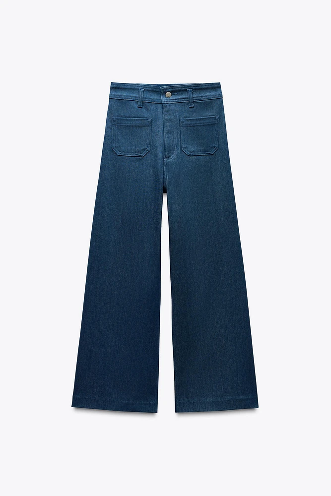 ZW COLLECTION HIGH WAIST WIDE LEG JEANS