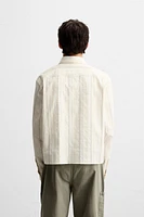 CHEMISE RAYURES CONTRASTÉES
