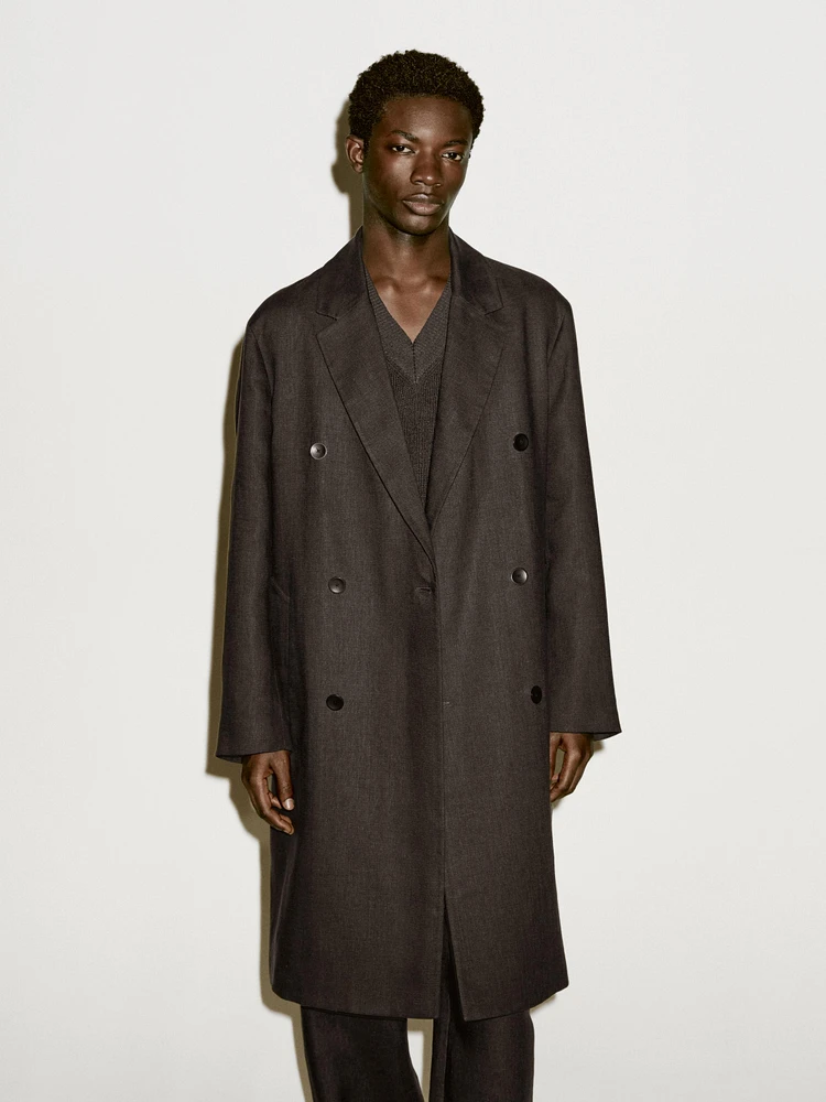 Trench en lin mélangé - Limited Edition