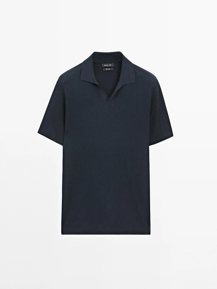 Polo manches courtes en coton mercerisé