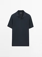 Polo manches courtes en coton mercerisé