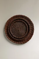 ROUND THICK RATTAN BASKET