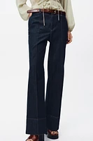 PANTALON BOOTCUT NERVURE