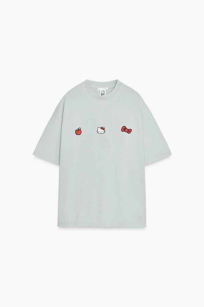 HELLO KITTY © 2025 SANRIO WASHED EFFECT T-SHIRT