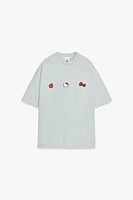 HELLO KITTY © 2025 SANRIO WASHED EFFECT T-SHIRT