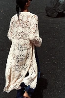 VESTE KIMONO CROCHET