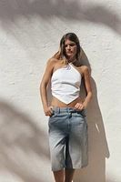 SHORT JORTS EN DENIM TRF TAILLE NORMALE
