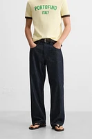 LIGHTWEIGHT BAGGY FIT JEANS