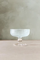 ICE-CREAM CUP GLASS WITH RAISED DESIGN