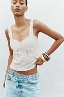 TOP CORSETERIE DENTELLE