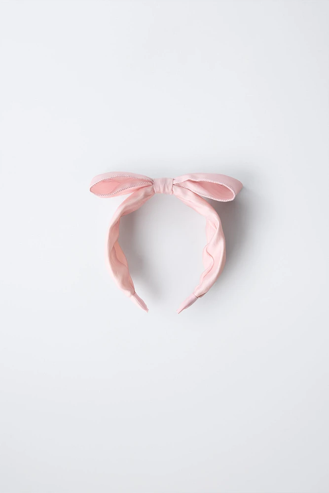 SERRE-TÊTE À NŒUD EN ORGANZA