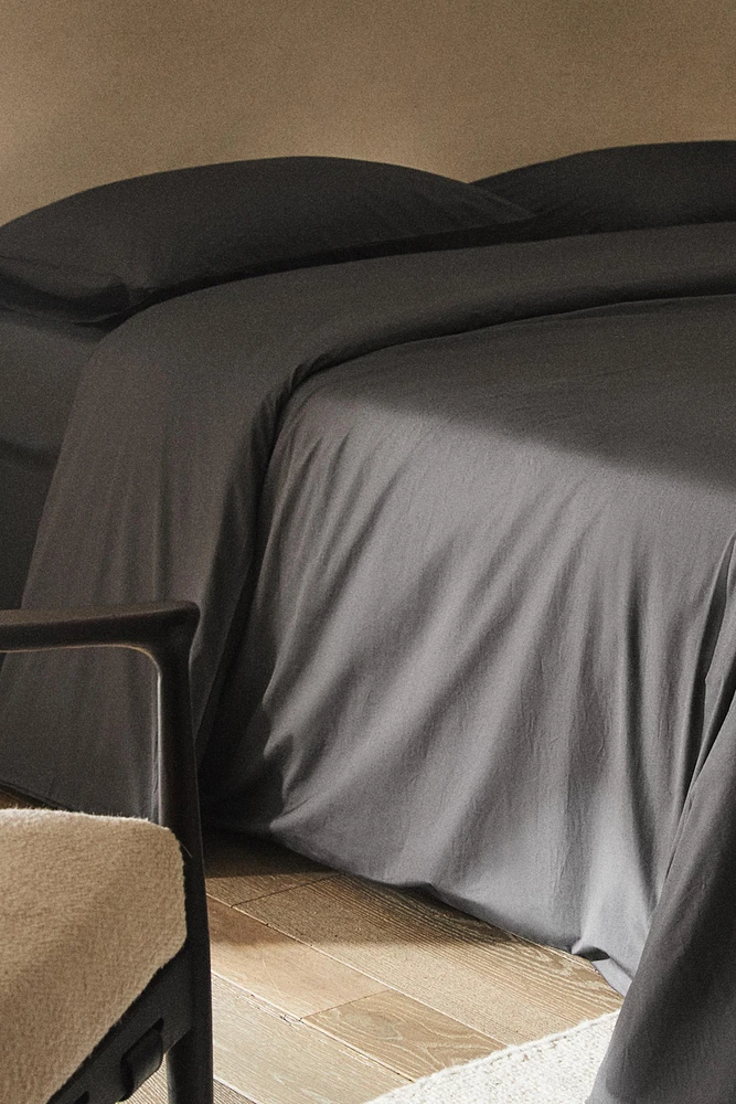 (300 THREAD COUNT) COTTON PERCALE DUVET COVER