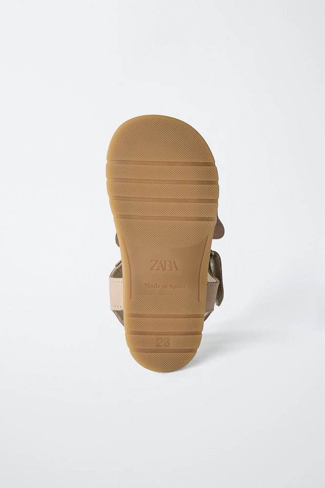 SANDALES PAPILLON EN CUIR BAREFOOT